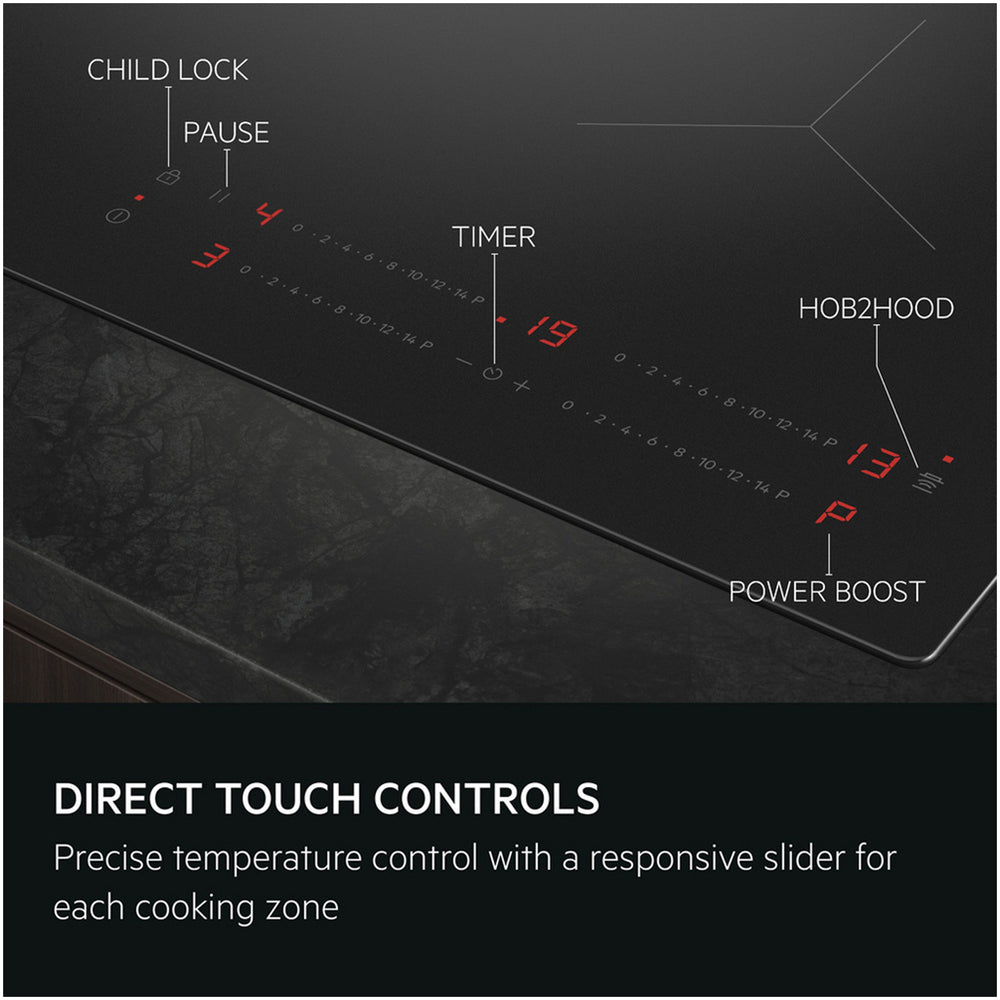 AEG Series 5000 TO64IA00CB 58cm Induction Hob Black
