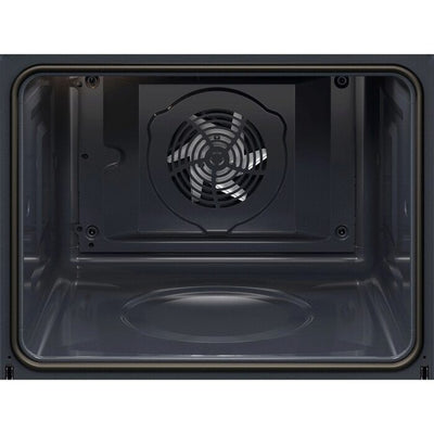 AEG 3000 Series BPX535A61B Air Fry Electric Single Built in Oven with Retractable Dials in Black