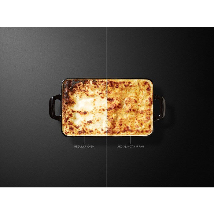 AEG 3000 Series BPX535A61M Air Fry Electric Single Built in Oven with Retractable Dials in Stainless Steel