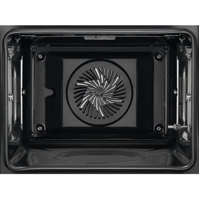 AEG 6000 Series OS6AB50AK Sense Cook Electric Built In Single Oven with Retractable Dials Black