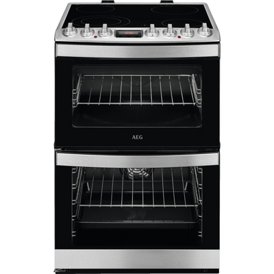 AEG CCB6740ACM SteamBake Ceramic Double Electric Cooker