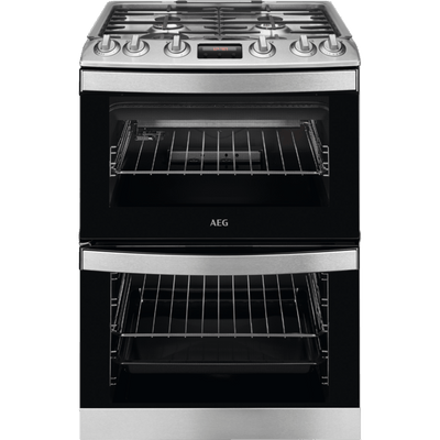 AEG CGB6130ACM Gas Cooker with Double Oven