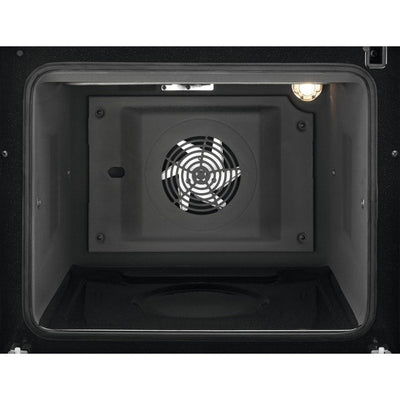 AEG CIB6743ACB 6000 Series Steam Bake 60cm Freestanding Electric Cooker with Induction Hob in Black