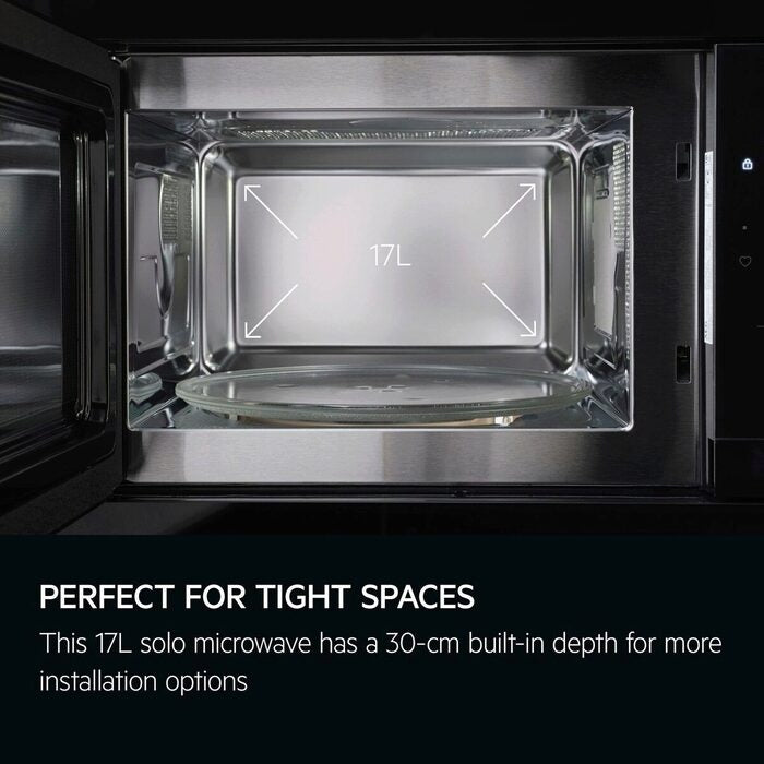 AEG OB6GM171SB 17L Built In Microwave Oven With Grill Black