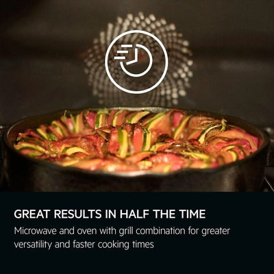 AEG Series 8000 MealAssist TK8NK721T Compact Built in Microwave Combination Oven