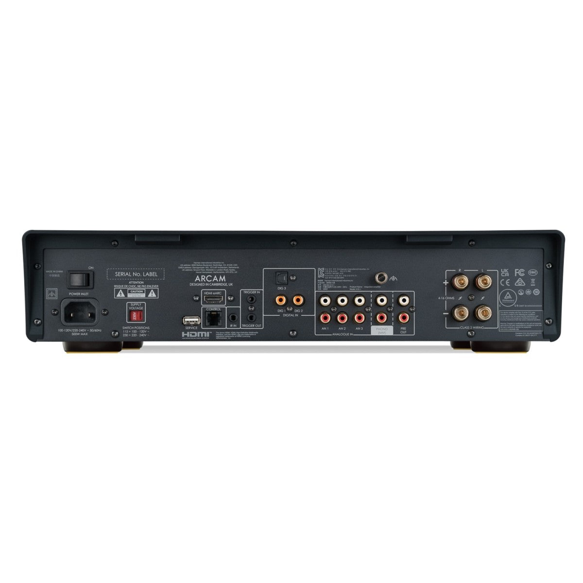 Arcam A15+ Integrated Amplifier Black with JBL 4309 Studio Monitor Bookshelf Speakers Walnut Pair
