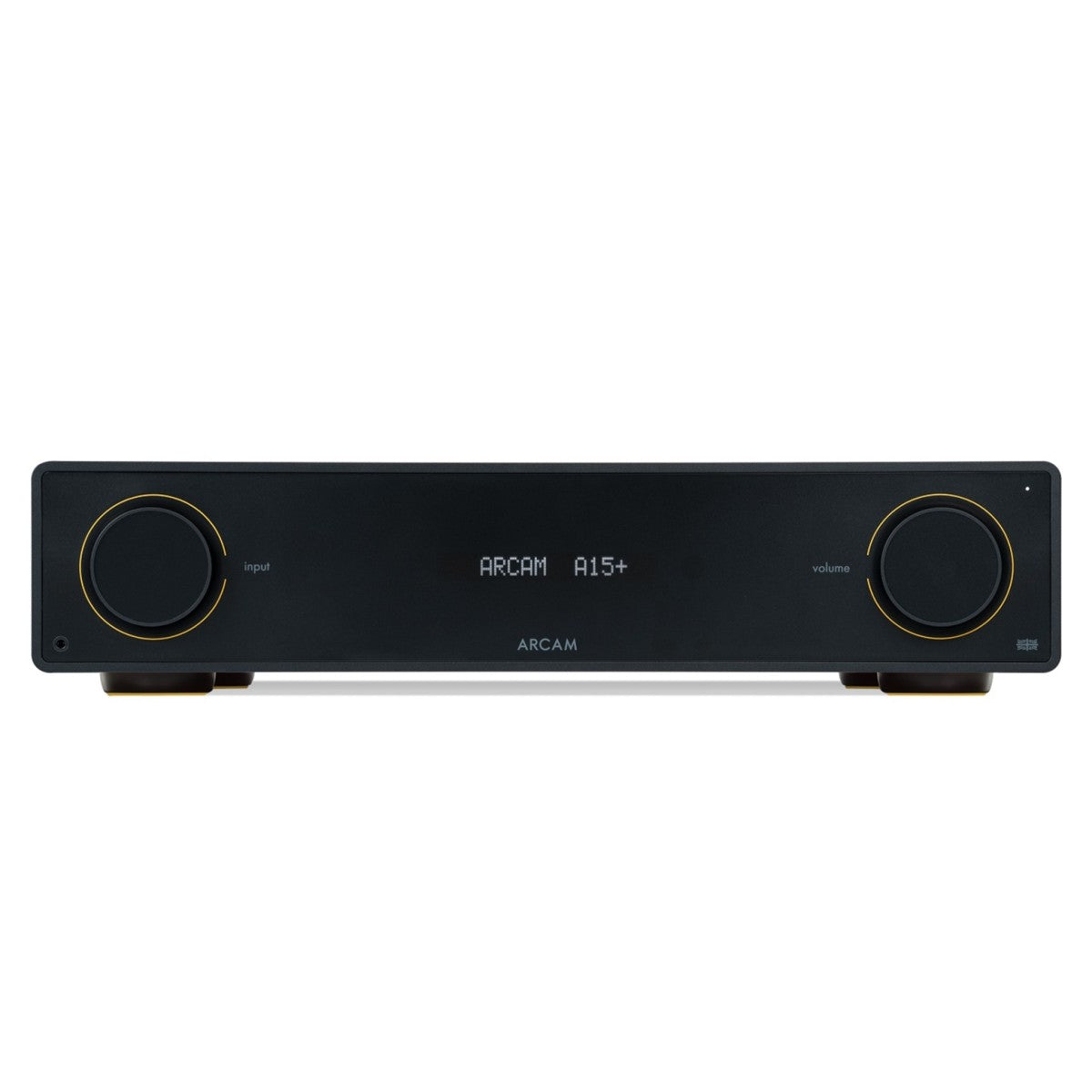 Arcam A15+ Integrated Amplifier with Monitor Audio Bronze 300 7G Floorstanding Speakers Pair - Black