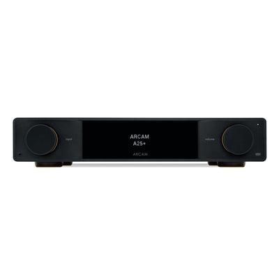 Arcam A25+ Integrated Amplifier with JBL 4309 Studio Monitor Bookshelf Speakers Pair - Black