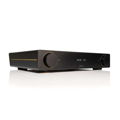 Arcam A5+ Integrated Amplifier Black with JBL 4309 Studio Monitor Bookshelf Speakers Walnut Pair