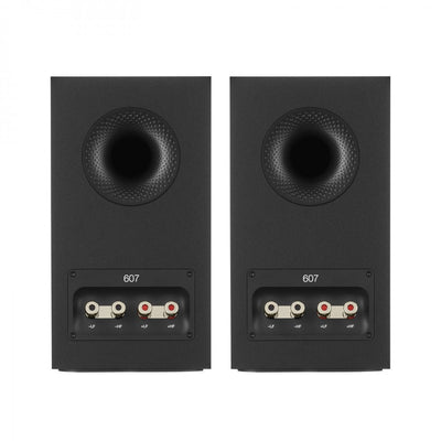 Arcam A5+ Integrated Amplifier with Bowers & Wilkins 607 S3 Bookshelf Speakers Pair - Black
