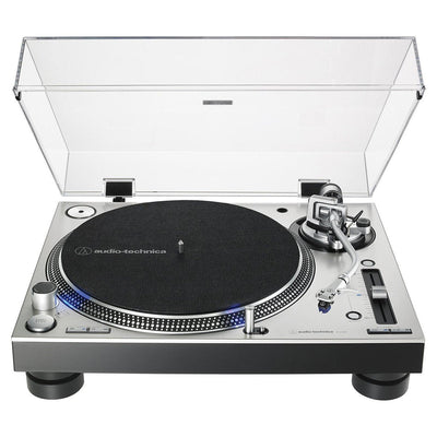 Audio Technica ATLP140XPSVEUK Direct Drive Professional DJ Turntable Silver