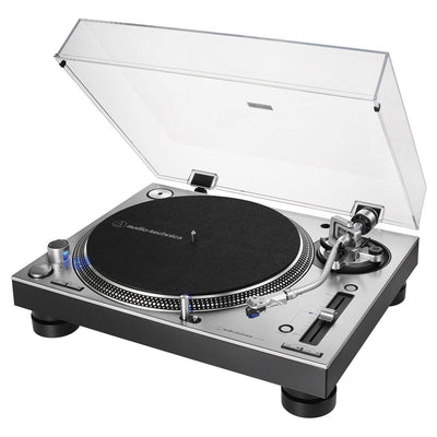 Audio Technica ATLP140XPSVEUK Direct Drive Professional DJ Turntable Silver