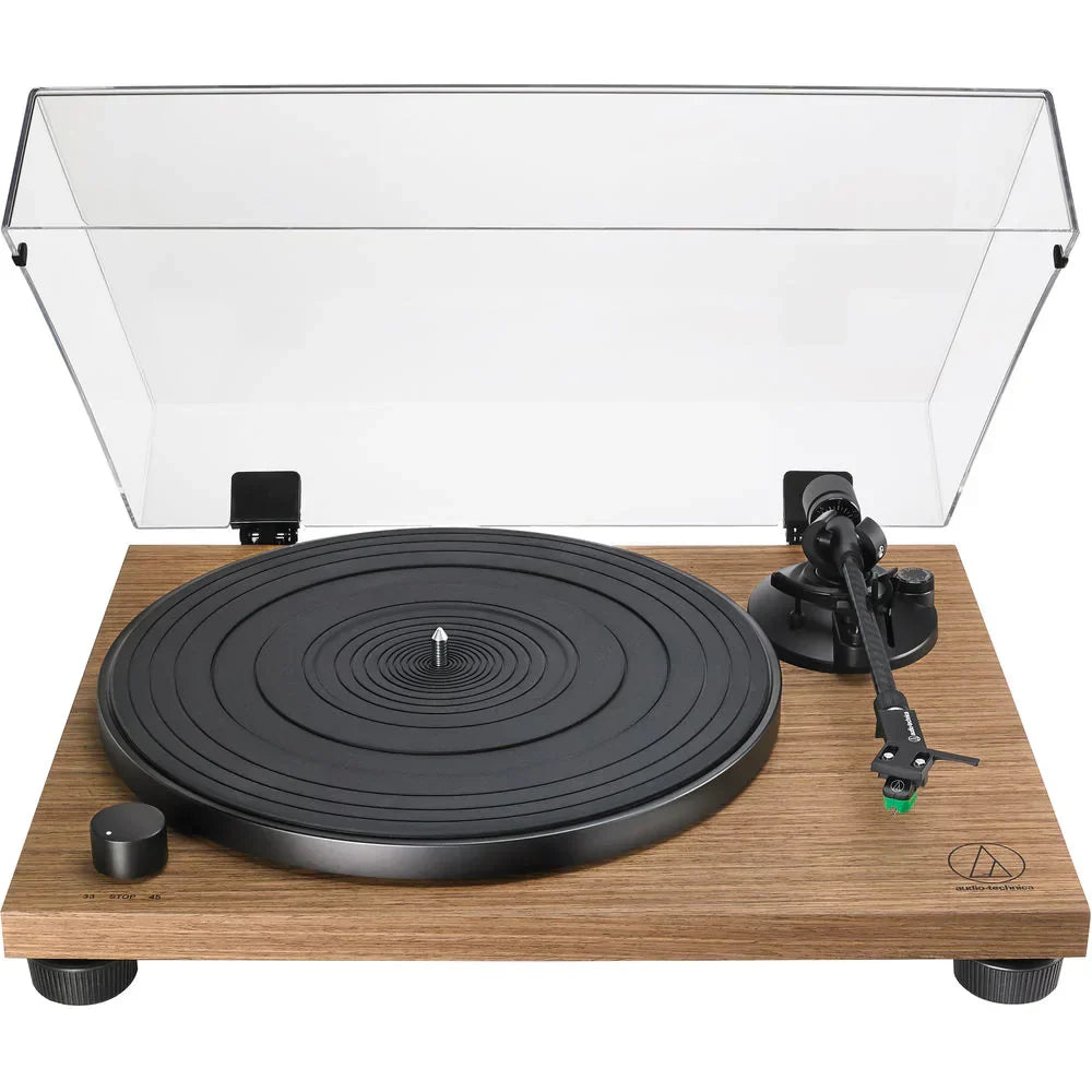 Audio Technica ATLPW40 Turntable Manual Belt Drive Wood Base Walnut Ex-Display Clearance