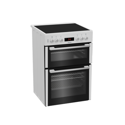 Blomberg HKN65W 60cm Electric Double Oven with Ceramic Hob White
