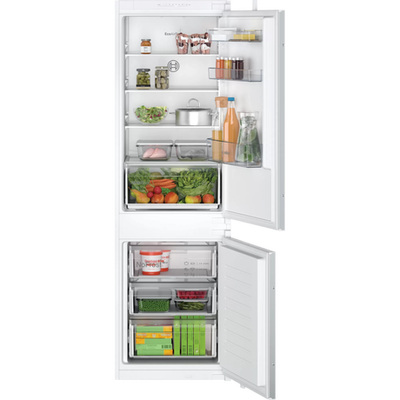 Bosch KIN86NSE0G Series 2 Built-In Frost Free Fridge Freezer White