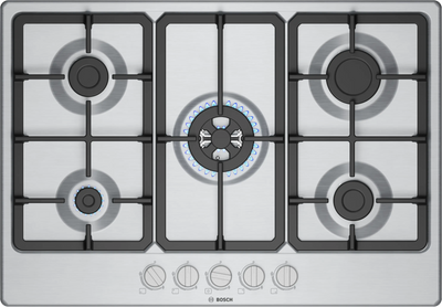 Bosch Series 4 PGQ7B5K90 75cm Gas Hob Stainless steel