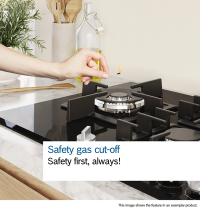 Bosch Series 6 PCQ7A5I90 75cm Gas Hob Stainless Steel