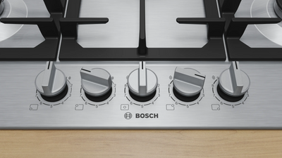 Bosch Series 6 PCQ7A5I90 75cm Gas Hob Stainless Steel