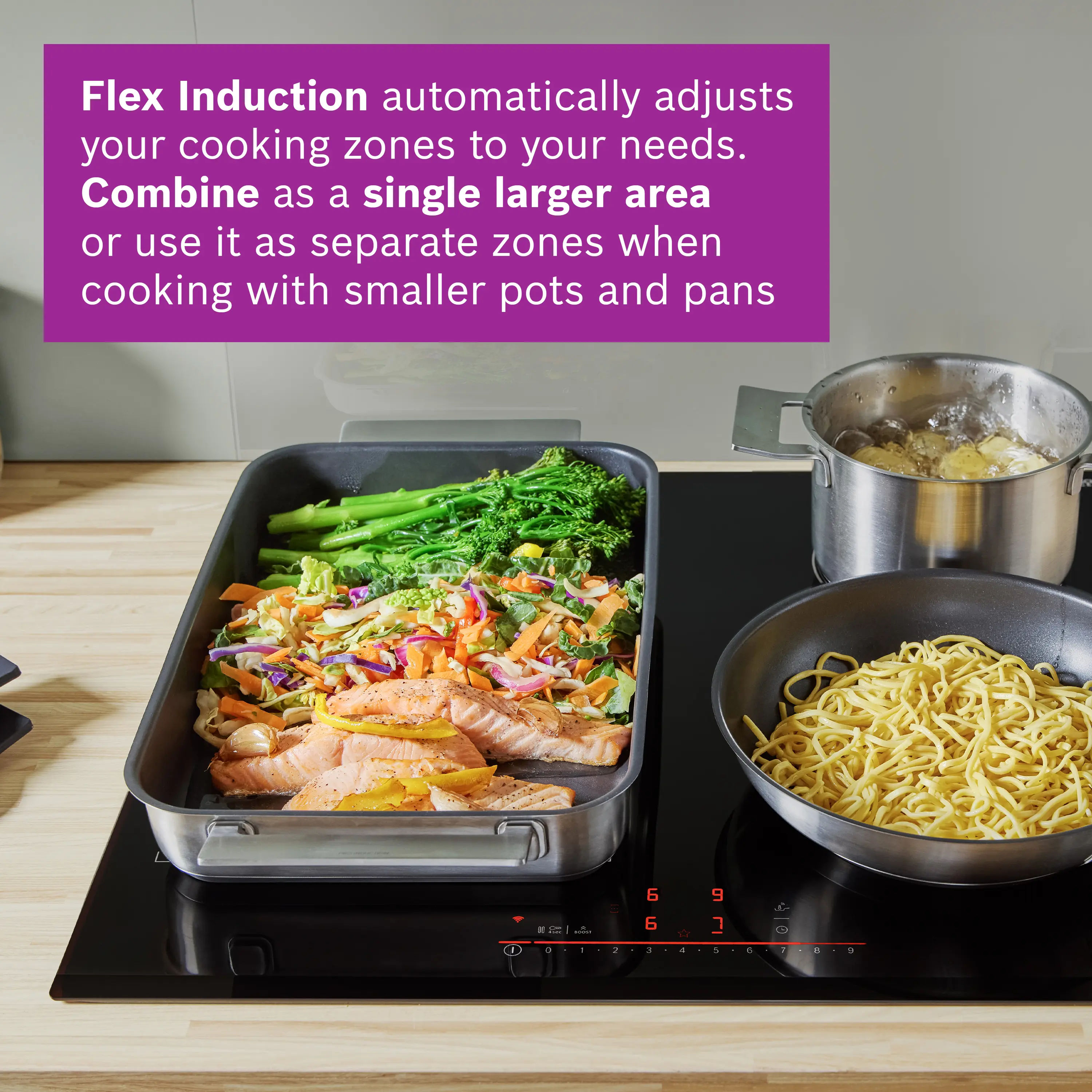 Bosch Series 6 PXV831HC1E 80cm Flex Induction Hob