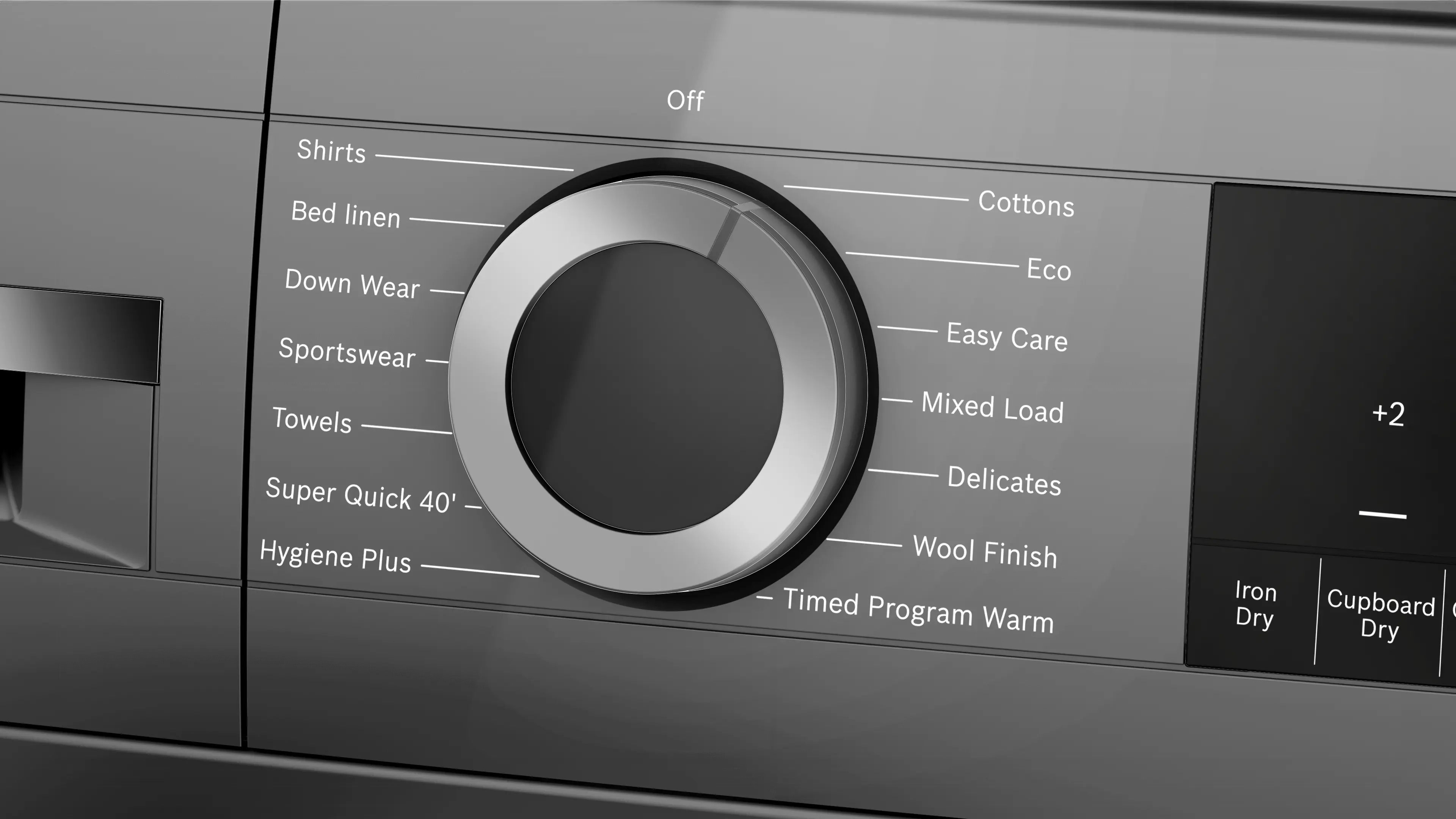 Bosch Series 6 WQG245R2GB 9kg Freestanding Heat Pump Tumble Dryer Grey