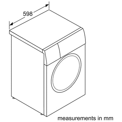 Bosch WGJ25400GB Series 6 10kg 1400 Spin Freestanding Front Load Washing Machine White