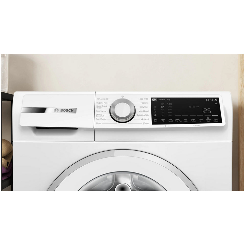 Bosch WGJ25400GB Series 6 10kg 1400 Spin Freestanding Front Load Washing Machine White