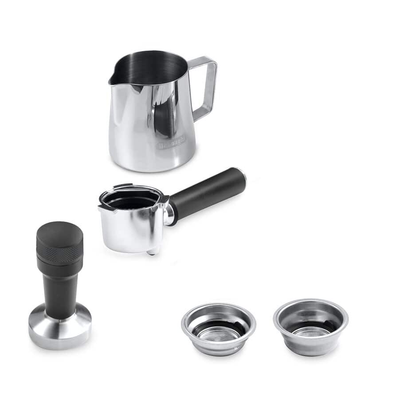Delonghi EC885.BG Dedica Arte Manual Espresso Coffee maker with Milk Frother - Beige Gold