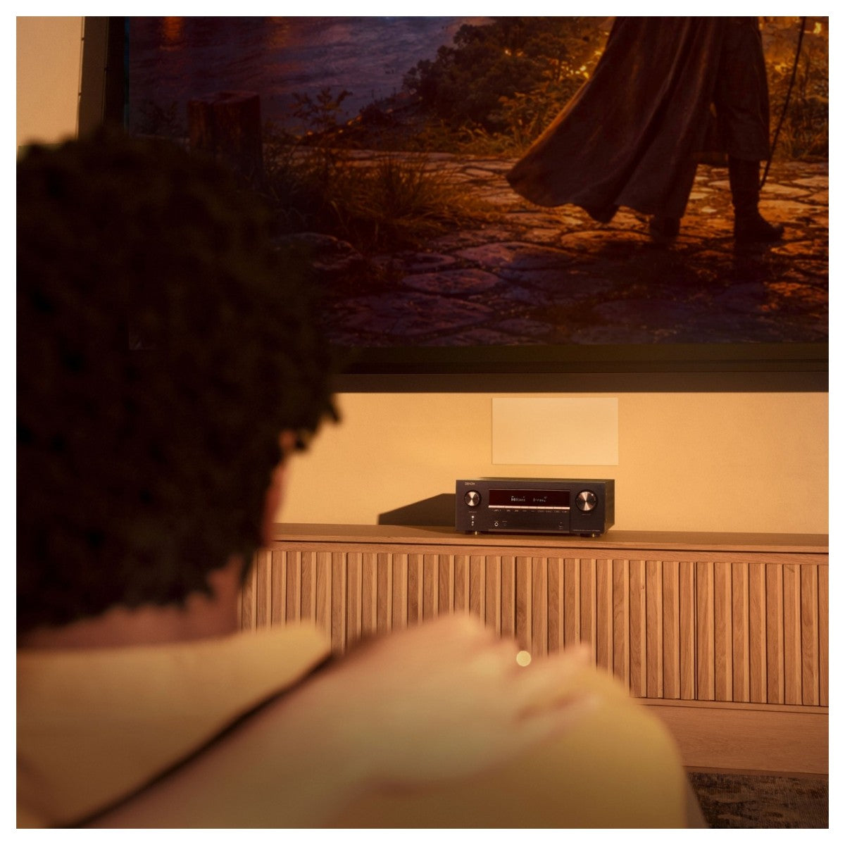 Denon AVC-X3900H 9.4 Ch. 105W 4K/8K Dolby Atmos AV Amplifier Powered by HEOS - Black