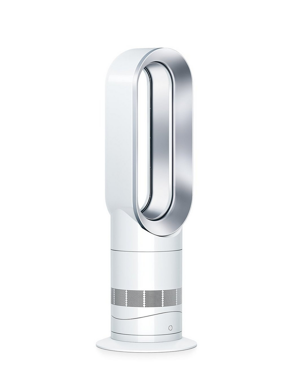 Dyson AM09 Hot + Cool™  Jet Focus Fan Heater White Nickel