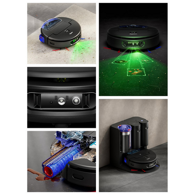 Dyson Spot+Scrub AI Robotic Vacuum Cleaner Black