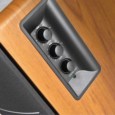 Edifier R1280DBS Active 2.0 BT Bookshelf Speakers Pair with Sub Out - Maple