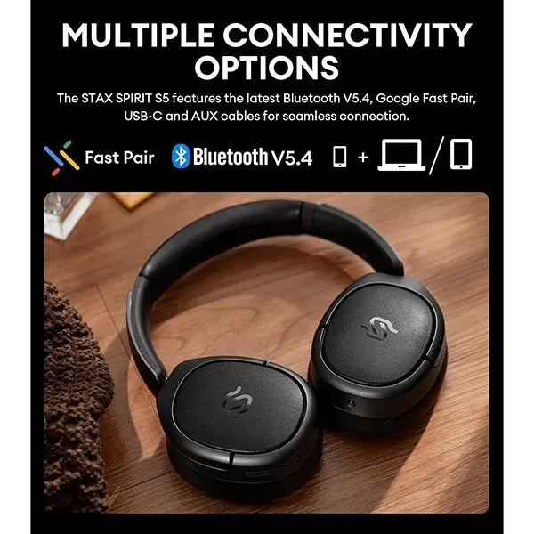 Edifier Stax Spirit S5 Wireless Planar Magnetic Headphone Black