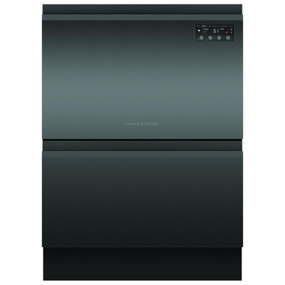 Fisher and Paykel DD60D2HNB9 Series 7 Integrated Double DishDrawer™ Dishwasher 12 Place Settings