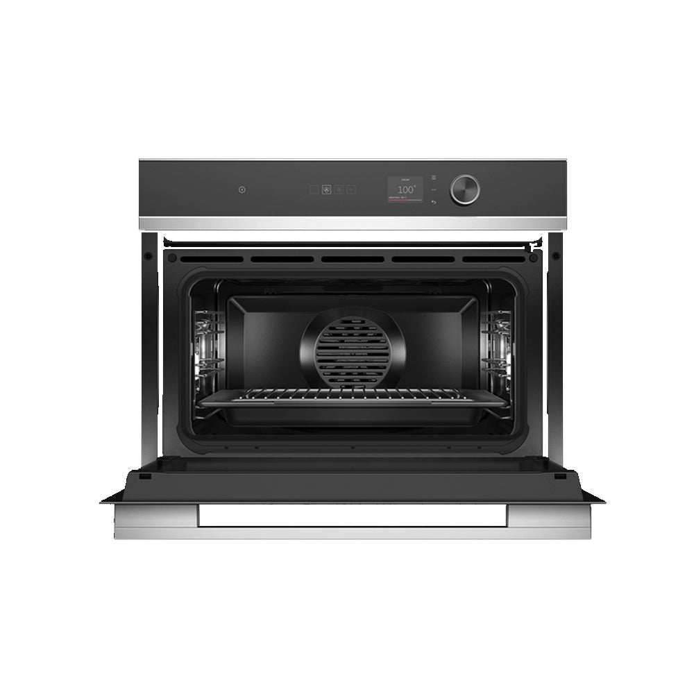 Fisher and Paykel OS60NDLX1 Series 7 Contemporary Compact Combi-Steam Oven Black