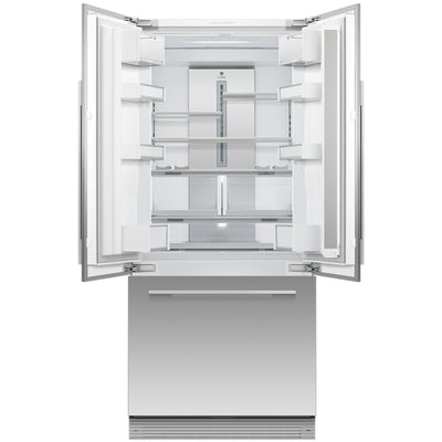 Fisher and Paykel RS80AU3 Integrated Plumbed-In American Fridge Freezer With Ice Maker
