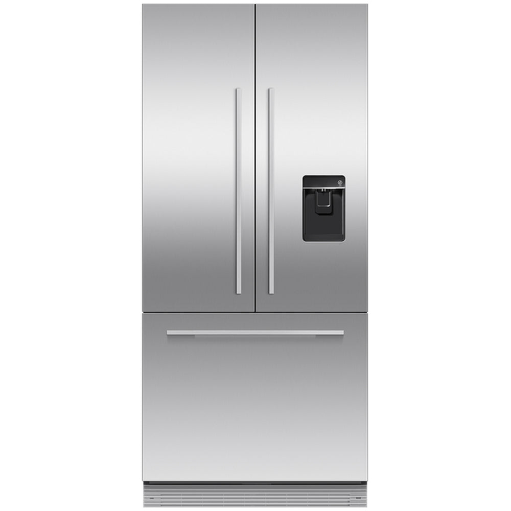 Fisher and Paykel RS80AU3 Integrated Plumbed-In American Fridge Freezer With Ice Maker
