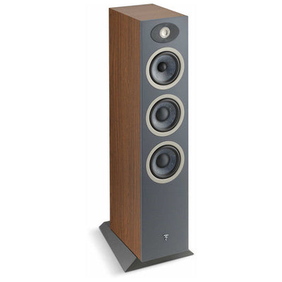 Focal Theva N2 Compact Floor Standing Speakers Pair Dark Wood