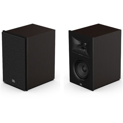 JBL STAGE 250B 2 Way 5.2 Inch Dolby Atmos Surround Sound Bookshelf Speakers Pair Black