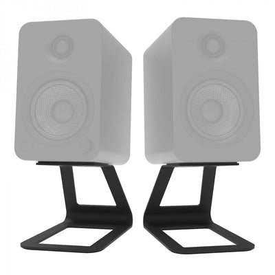 Kanto ORA4 140W Powered Reference Desktop Speakers with Bluetooth & SE4 Elevated Speaker Stands Black