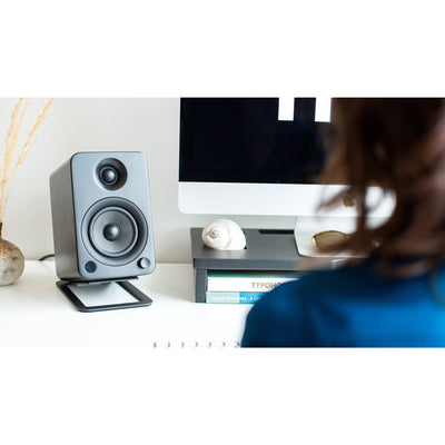 Kanto S4 Medium Desktop Speaker Stands Black