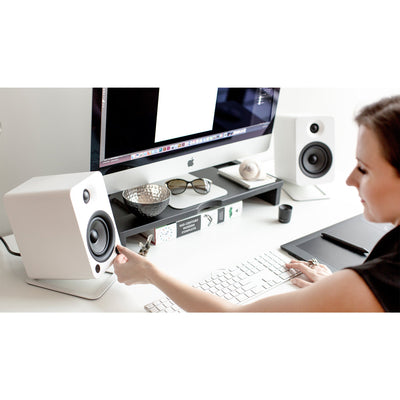 Kanto S4 Medium Desktop Speaker Stands White