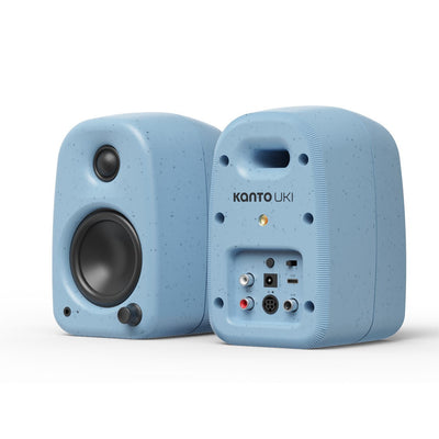 Kanto UKI 100W Bluetooth Desktop Speakers Pair Cornflower Blue