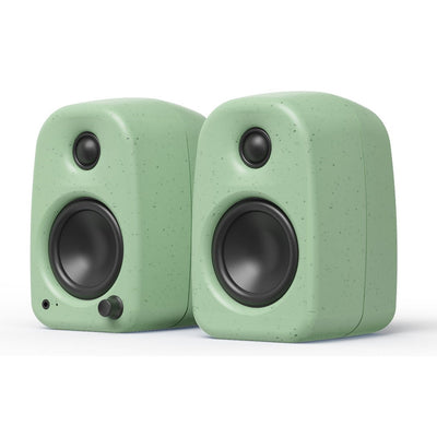 Kanto UKI 100W Bluetooth Desktop Speakers Pair Sage Green