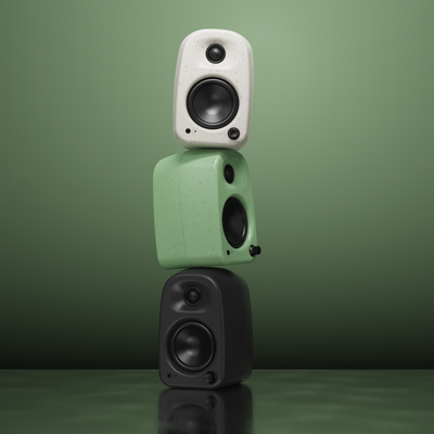 Kanto UKI 100W Bluetooth Desktop Speakers Pair White Chalk