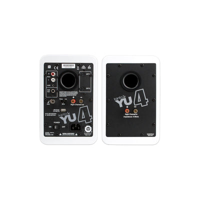 Kanto YU4 Powered Bookshelf Speakers With Bluetooth Matte White