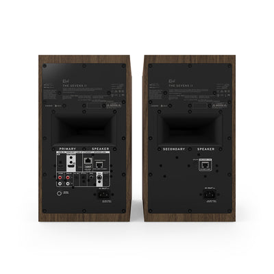 Klipsch The Sevens II Active Bookshelf Speakers Walnut