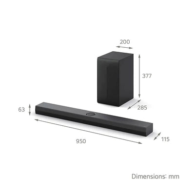 LG OLED48G56LS 48 Inch OLED evo AI G5 4K UHD HDR Smart TV with LG US70TY 3.1.1ch Soundbar Bundle