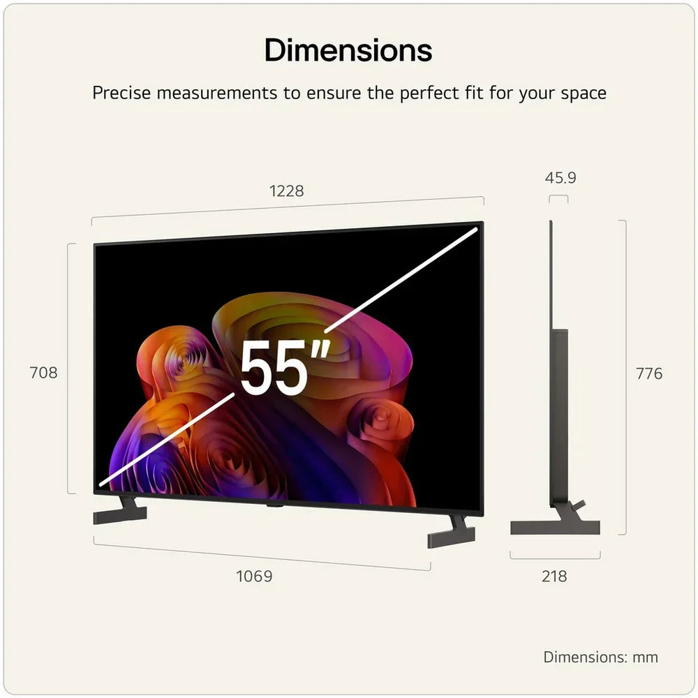 LG OLED55B6ELC 55 Inch OLED AI B6 4K Ultra HD HDR Smart TV 2026