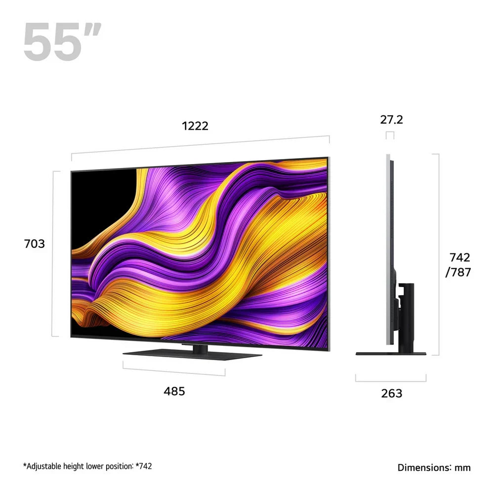 LG OLED55G56LS 55 Inch OLED evo AI G5 4K Ultra HD Smart TV