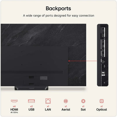 LG OLED77C66LB 77 Inch OLED evo AI C6 4K Ultra HD HDR Smart TV 2026